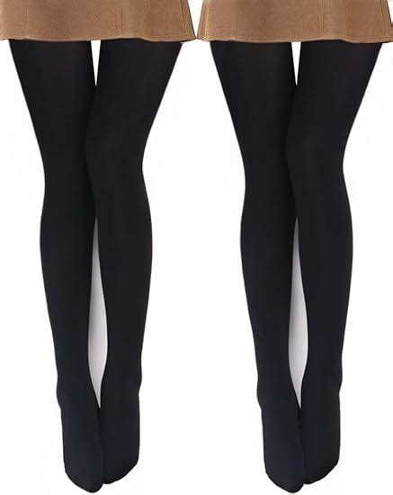 VERO MONTE Womens Opaque Fleece Lined Tights Colorful。